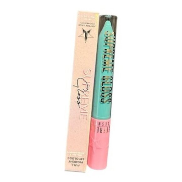 Jeffree Star Cosmetics Supreme Gloss –Gloss’d in Paradise (Neon Turquoise) (NEW) - Picture 2 of 5